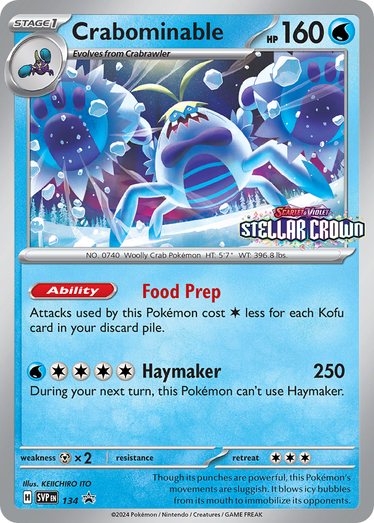 Crabominable 134 (Holofoil)