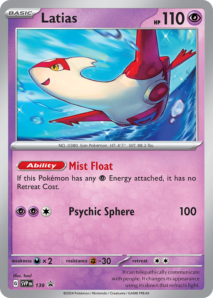 Latias 139 (Holofoil)