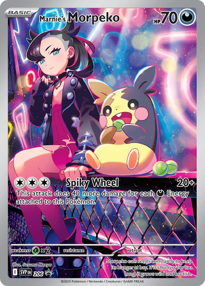 Marnieâs Morpeko 206 (Holofoil)