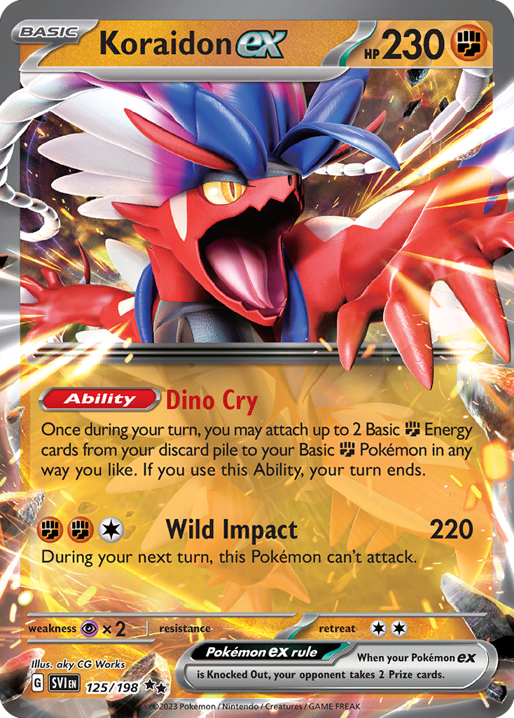 Koraidon ex 125 (Holofoil)
