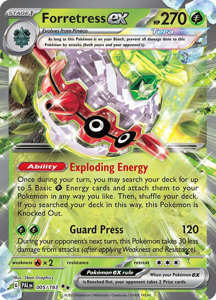 Forretress ex 5 (Holofoil)