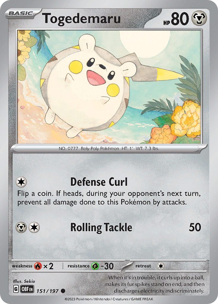 Togedemaru 151 (Reverse Holofoil)