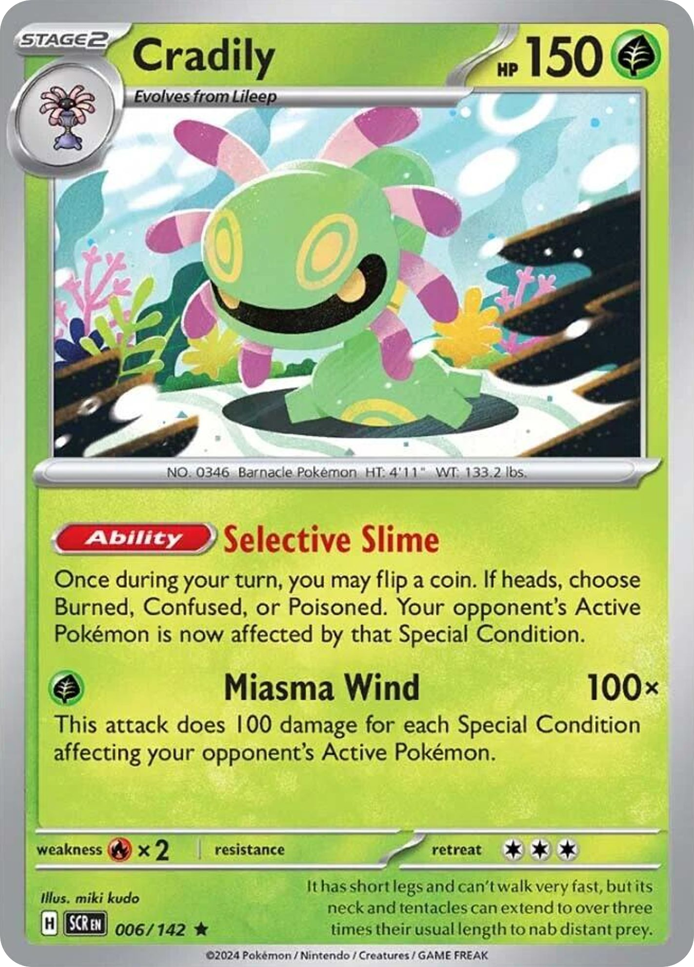Cradily 6 (Reverse Holofoil)