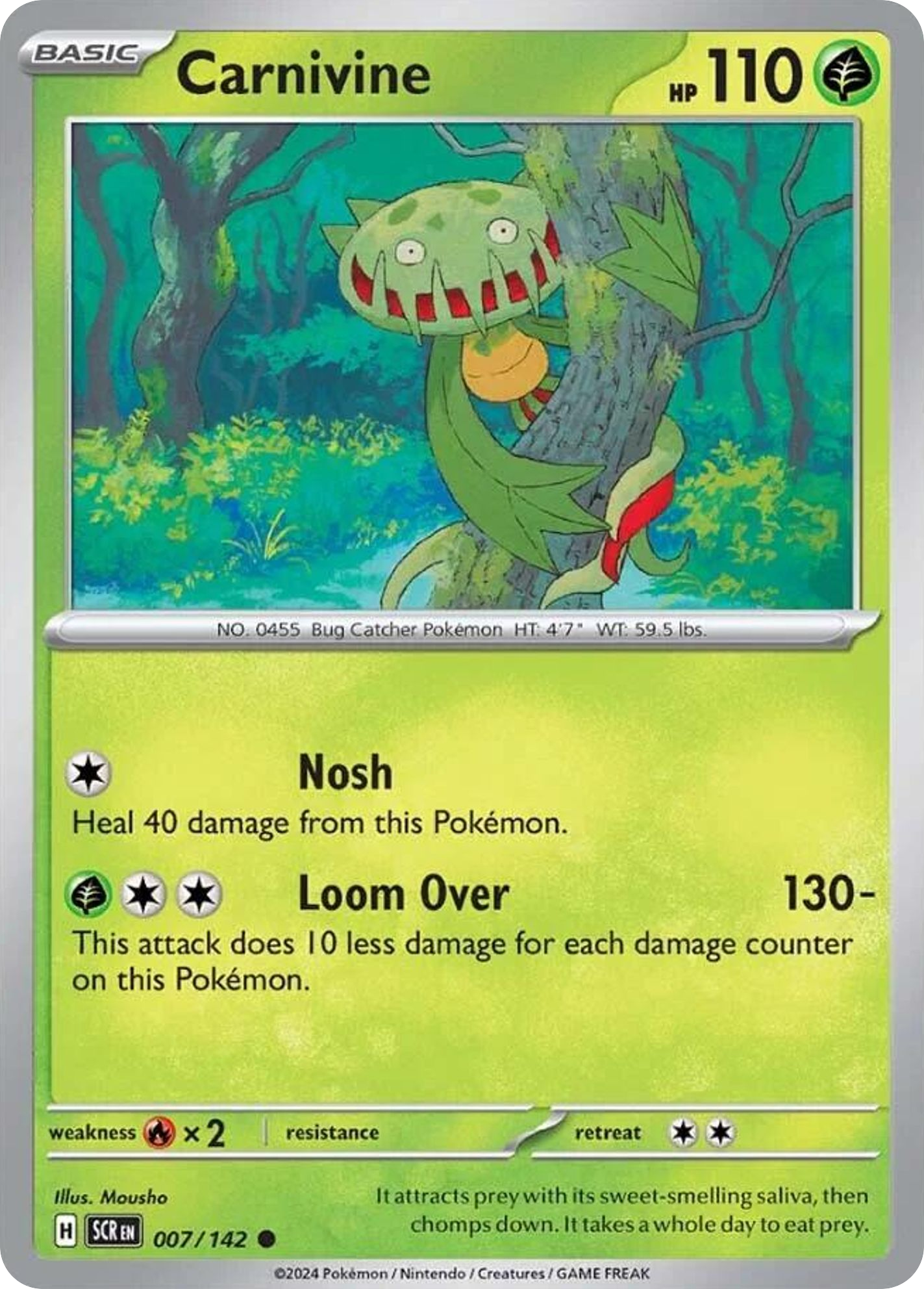 Carnivine 7 (Reverse Holofoil)