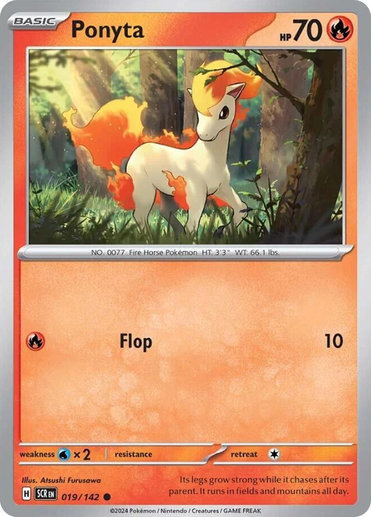 Ponyta 19 (Reverse Holofoil)