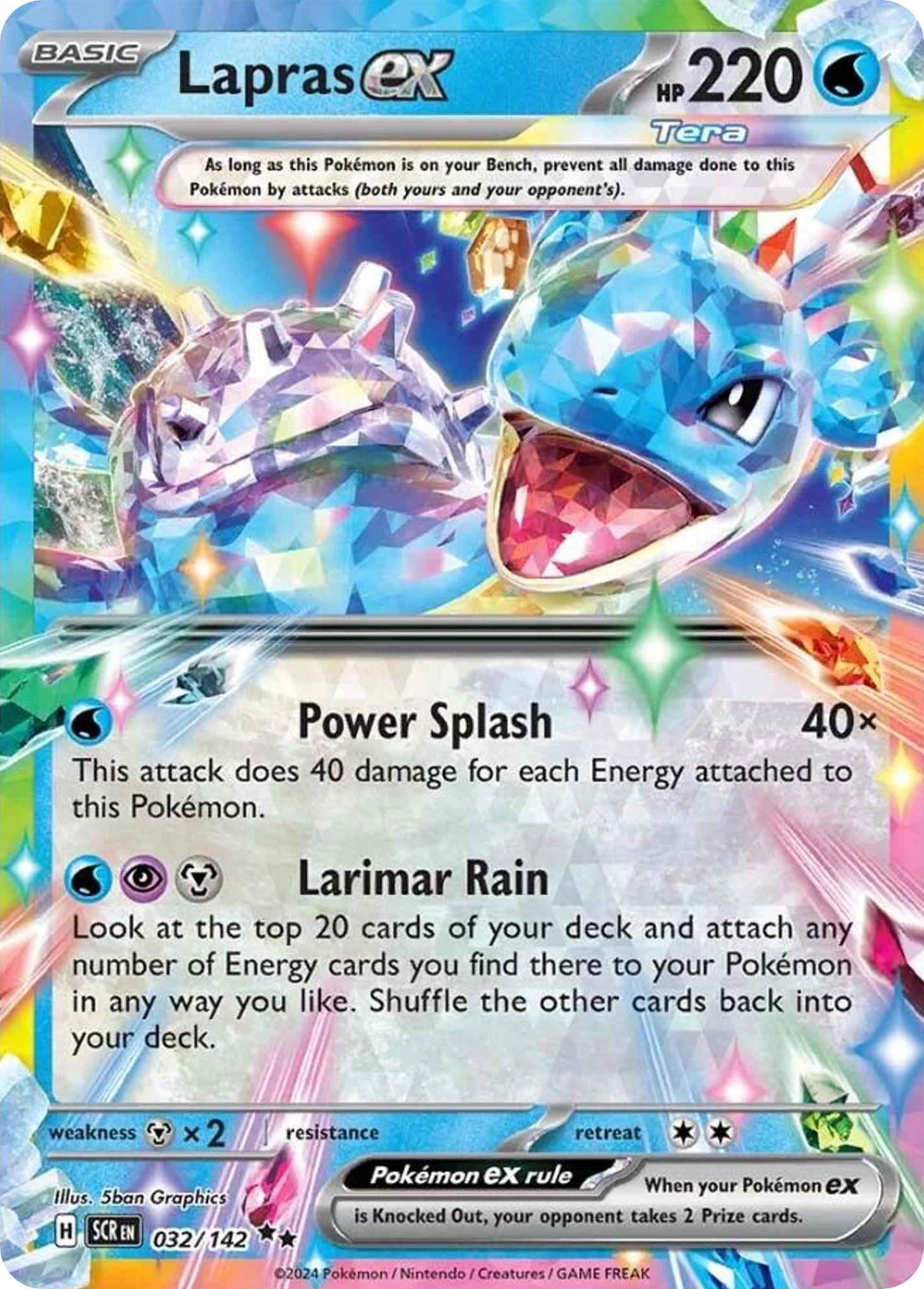 Lapras ex 32 (Holofoil)