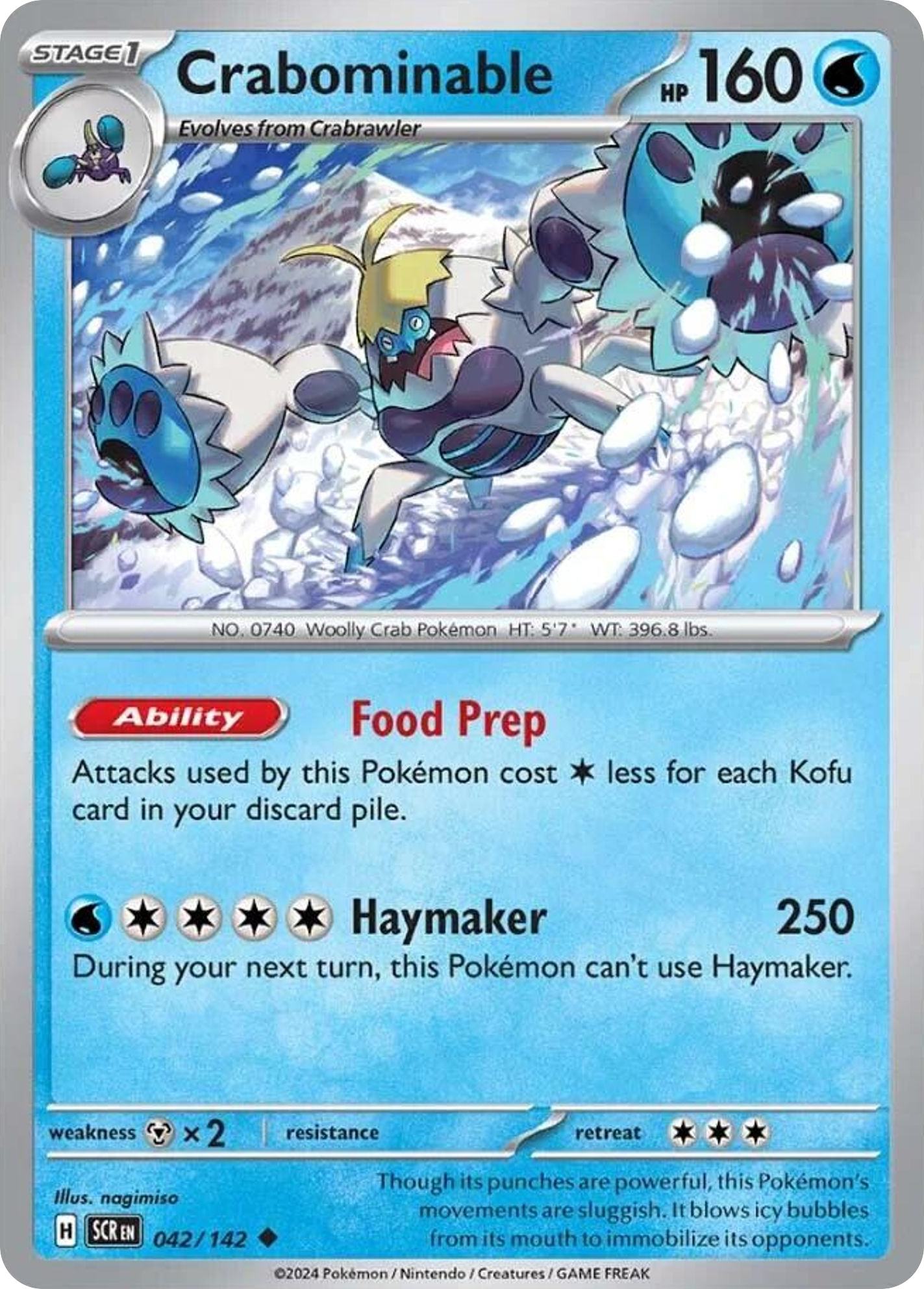Crabominable 42 (Reverse Holofoil)