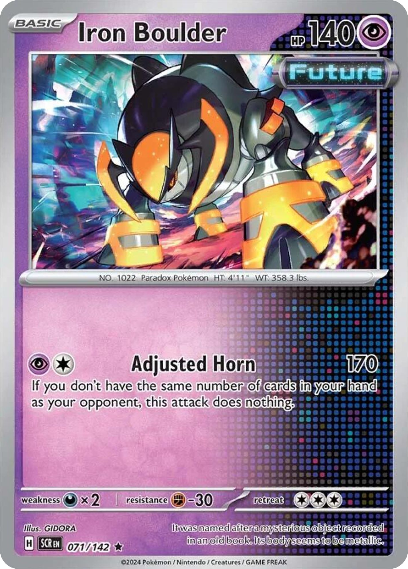 Iron Boulder 71 (Reverse Holofoil)