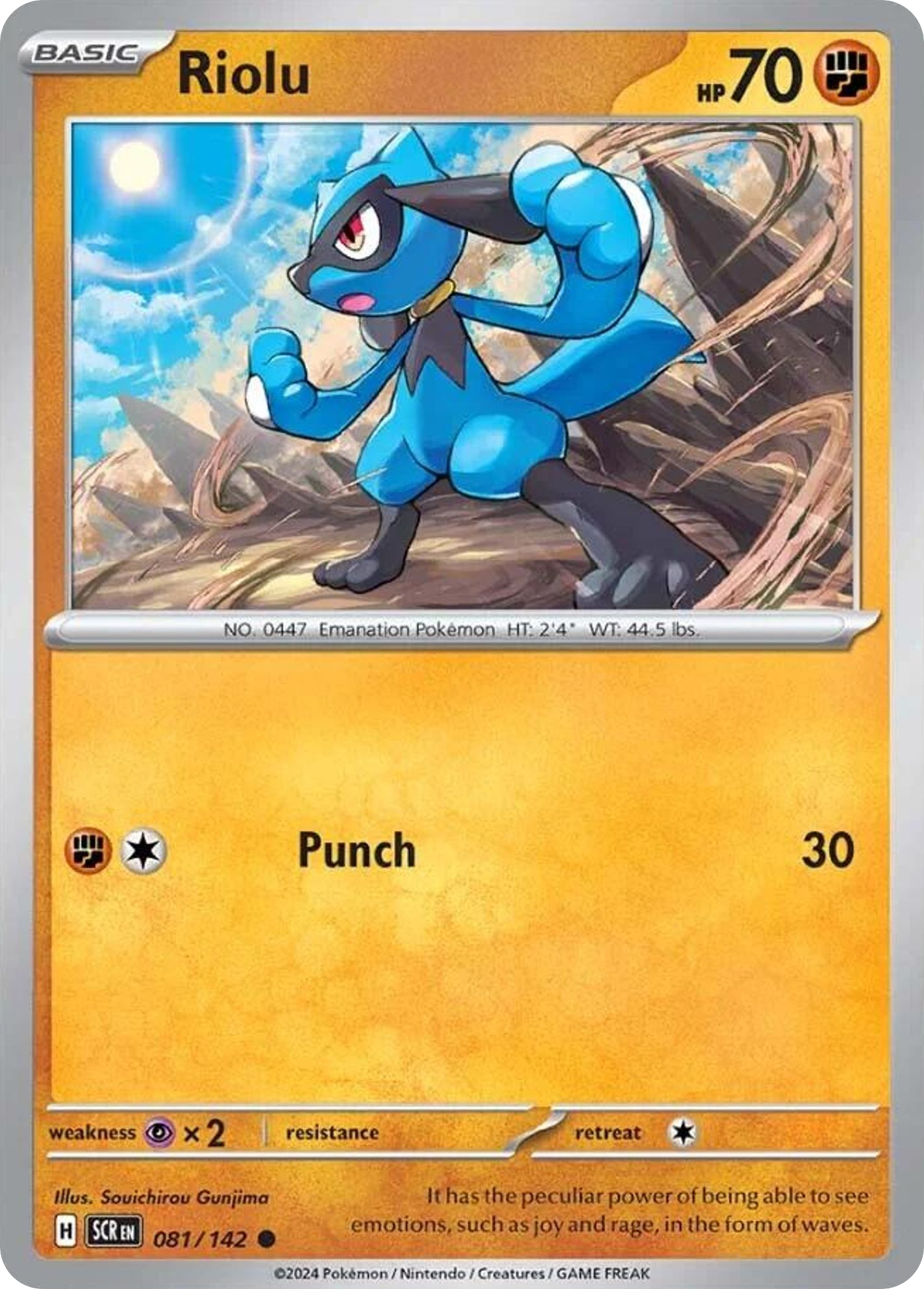 Riolu 81 (Reverse Holofoil)