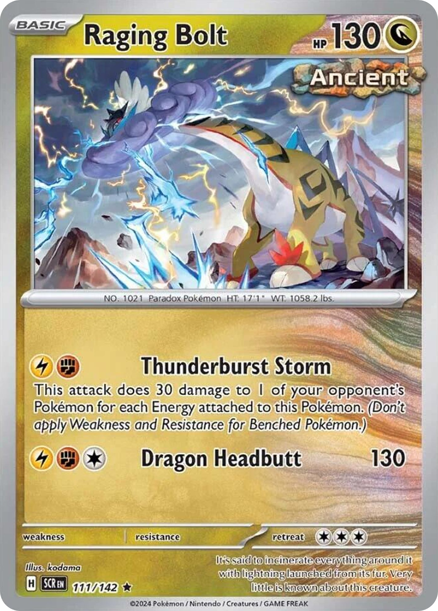 Raging Bolt 111 (Reverse Holofoil)