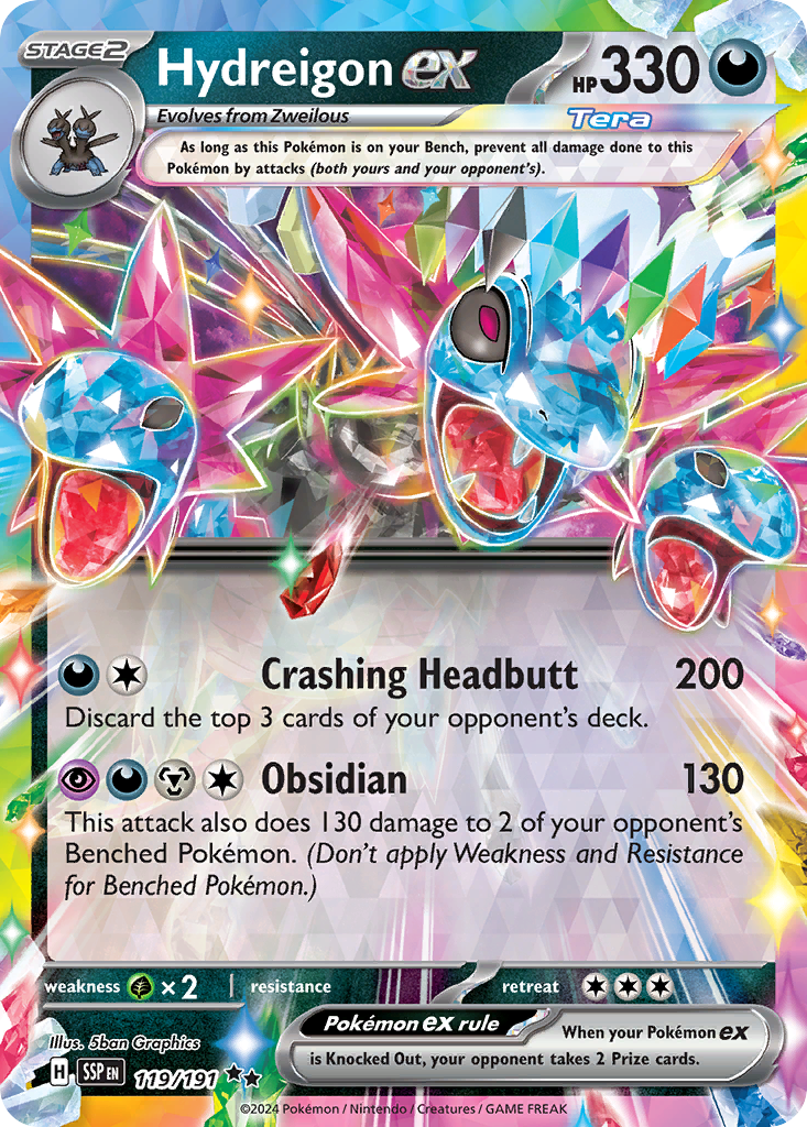 Hydreigon ex 119 (Holofoil)