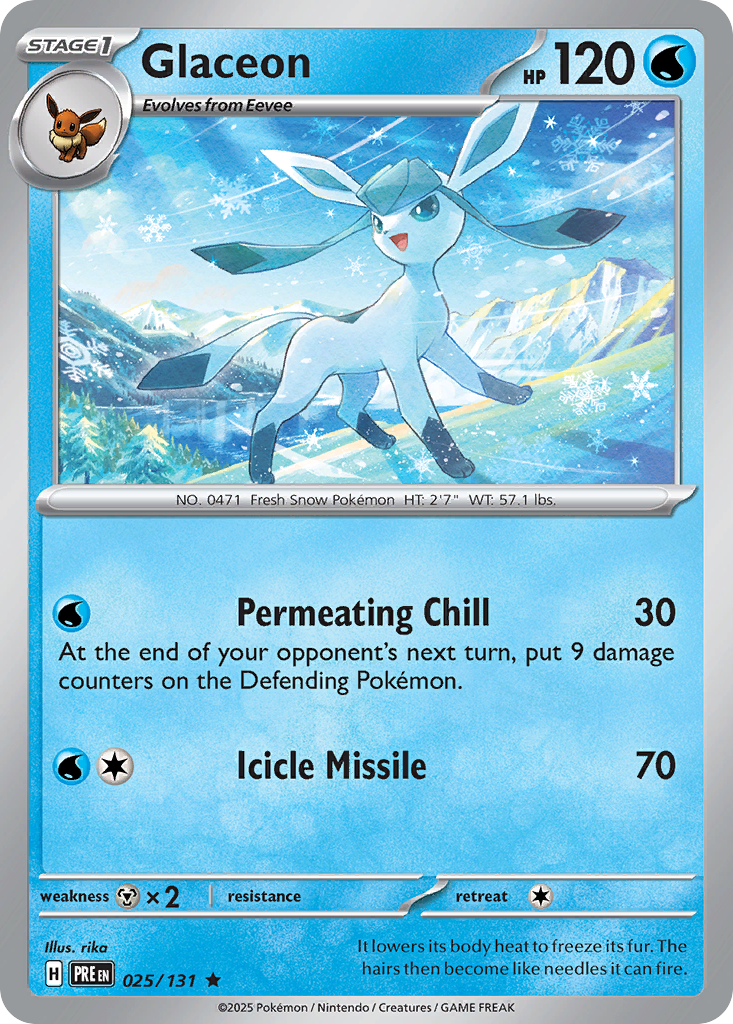 Glaceon 25 (Holofoil)