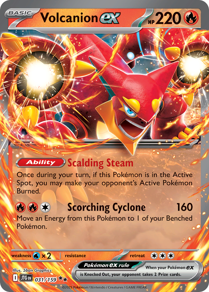 Volcanion ex 31 (Holofoil)
