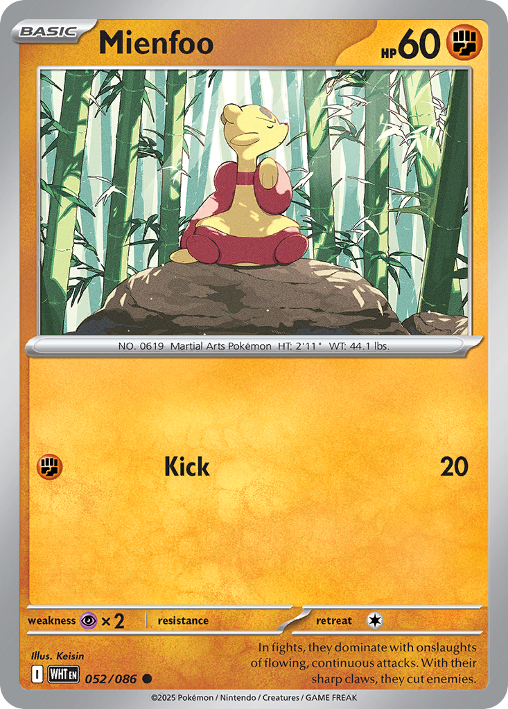 Mienfoo 52 (Reverse Holofoil)