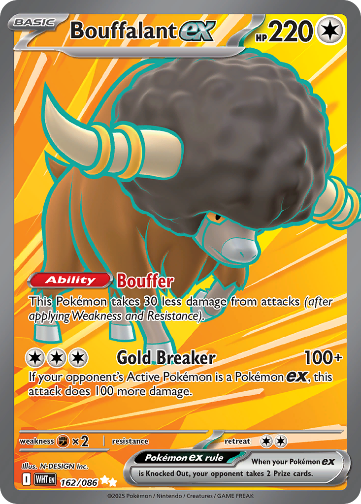 Bouffalant ex 162 (Holofoil)