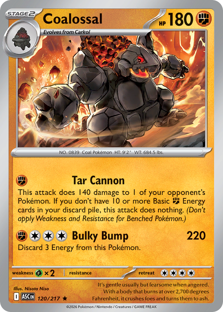 Coalossal 120 (Dusk Ball)