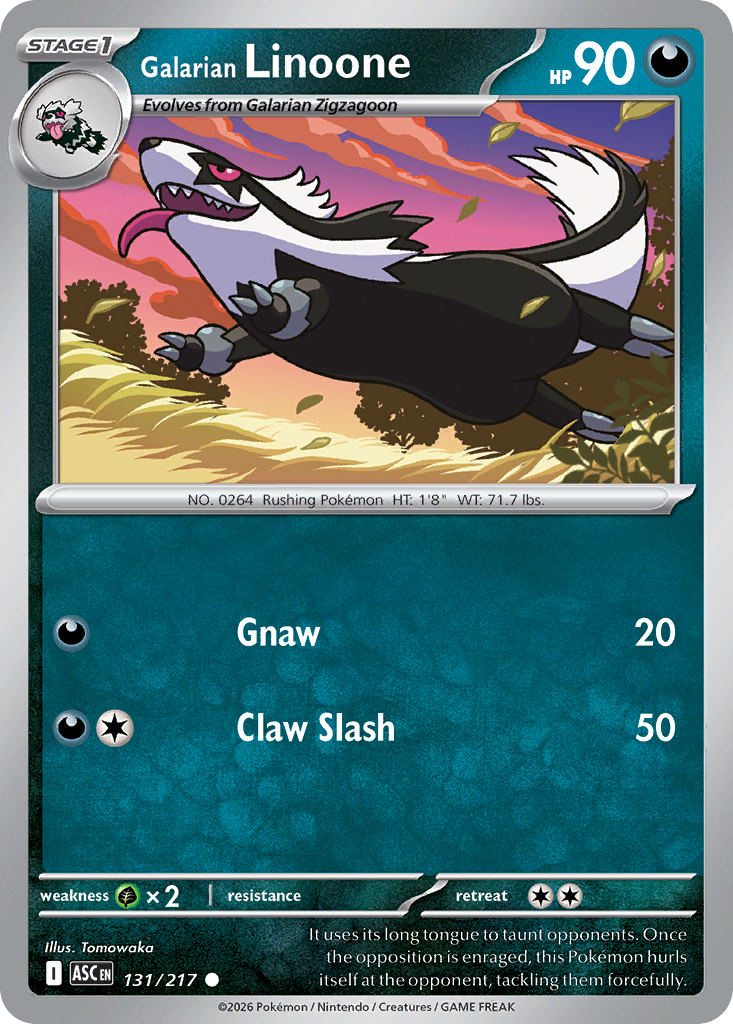 Galarian Linoone 131