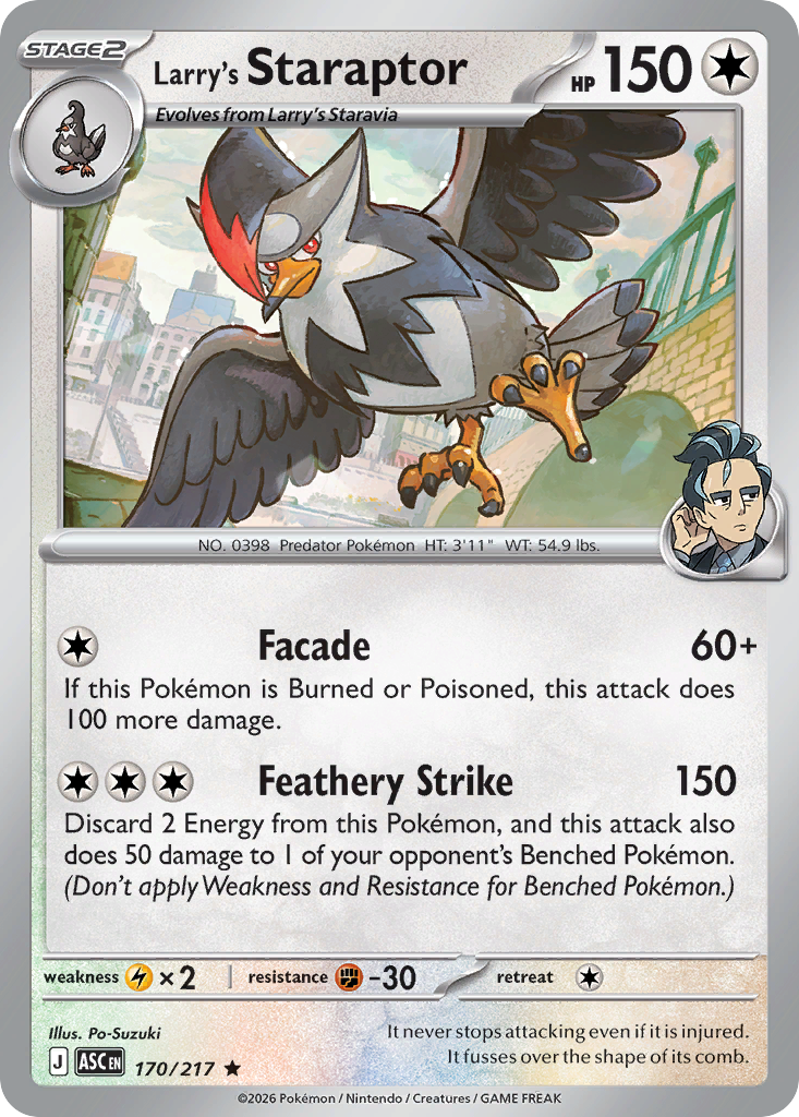 Larry's Staraptor 170 (Holofoil)