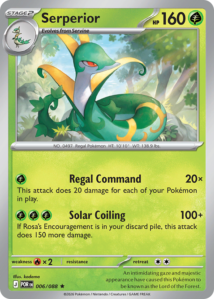Serperior 6 (Holofoil)