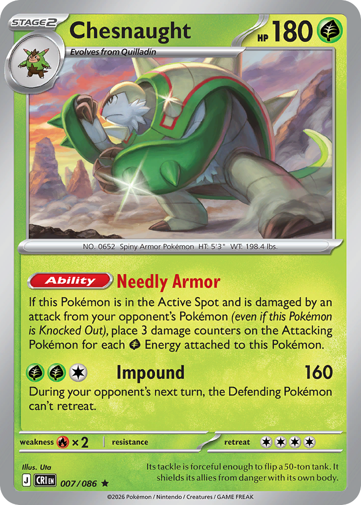 Chesnaught 7 (Holofoil)
