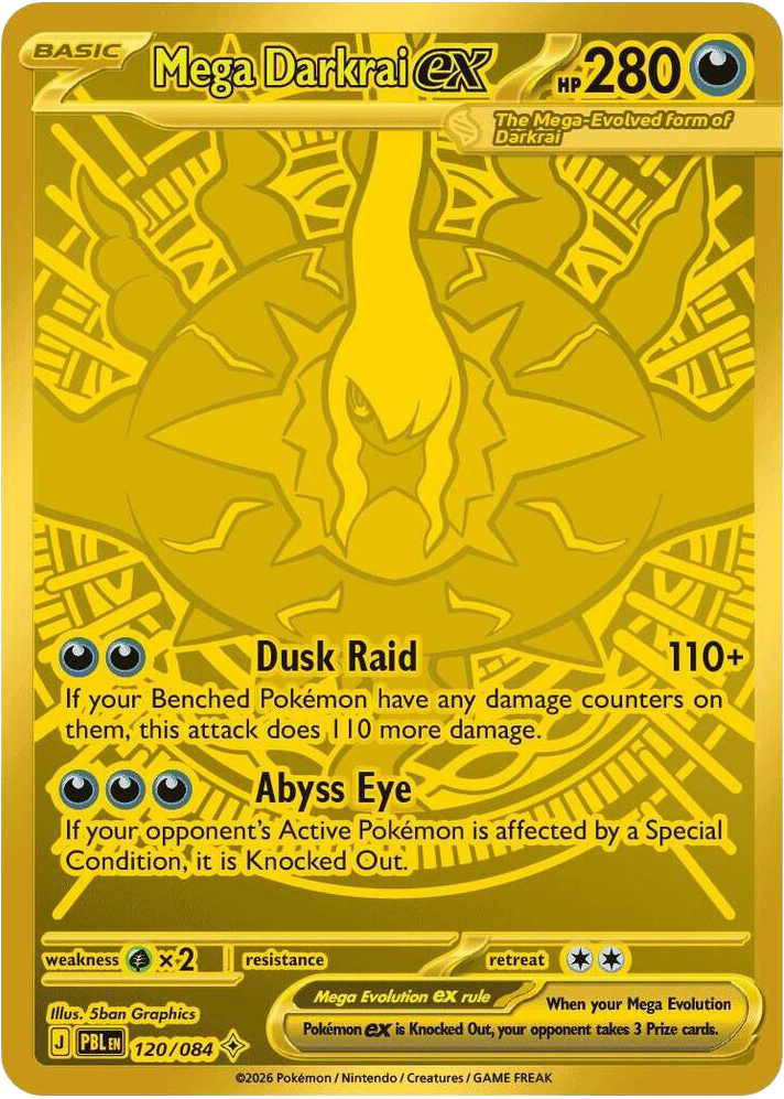 Mega Darkrai ex 120 (Holofoil)