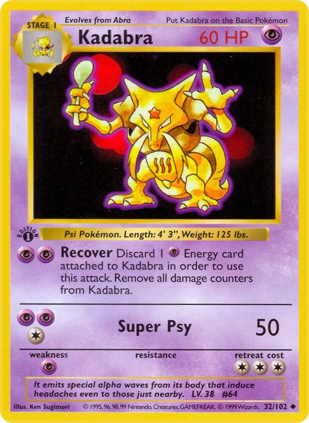 Kadabra 32 (Unlimited Holofoil)