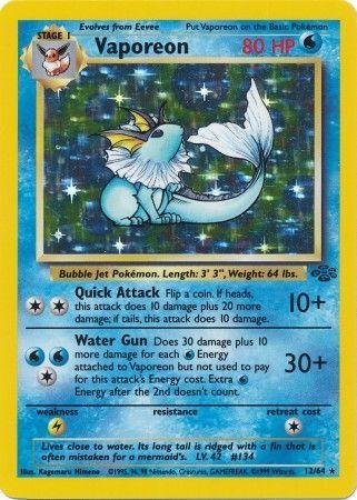 Vaporeon 12 (Unlimited Holofoil)