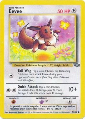 Eevee 51 (Unlimited Holofoil)