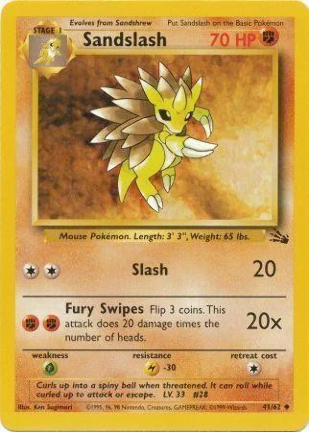 Sandslash 41 (Unlimited Holofoil)