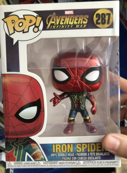 FUNKO POP 287  Marvel Spiderman Home Coming Peter Parker Figure Toy
