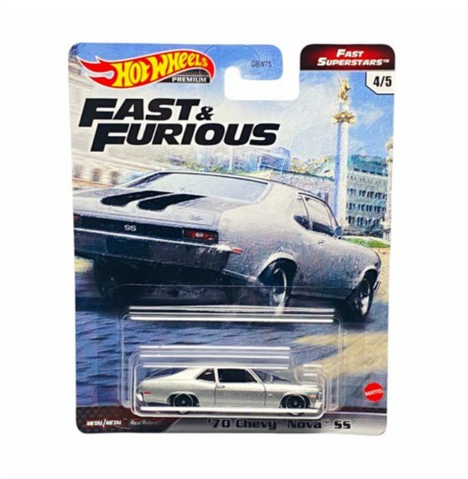 Hot Wheels Fast and Furious 70 Chevy Nova SS - Bubble Store