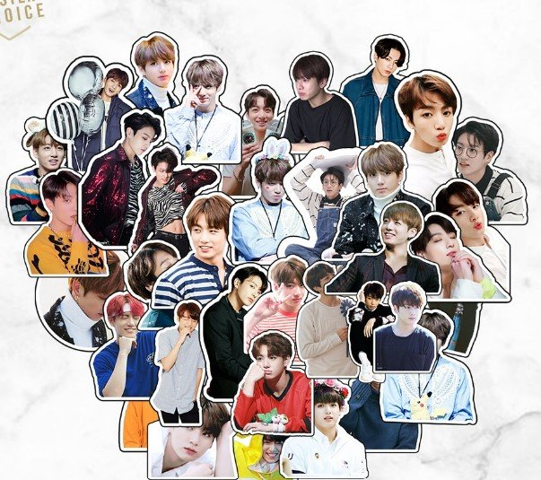 10pcs Bts Jungkook Cute Sticker / JK Sticker / KPOP Sticker | Tumbler ...