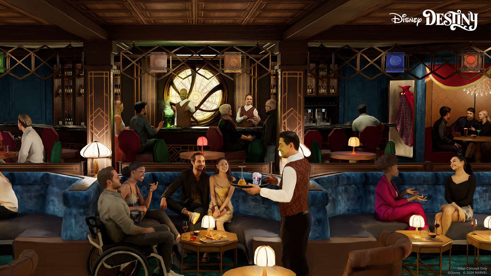 Disney Destiny Dining Deep Dive: Pride Lands, De Vil's, The Sanctum, and Edna A La Mode Sweets