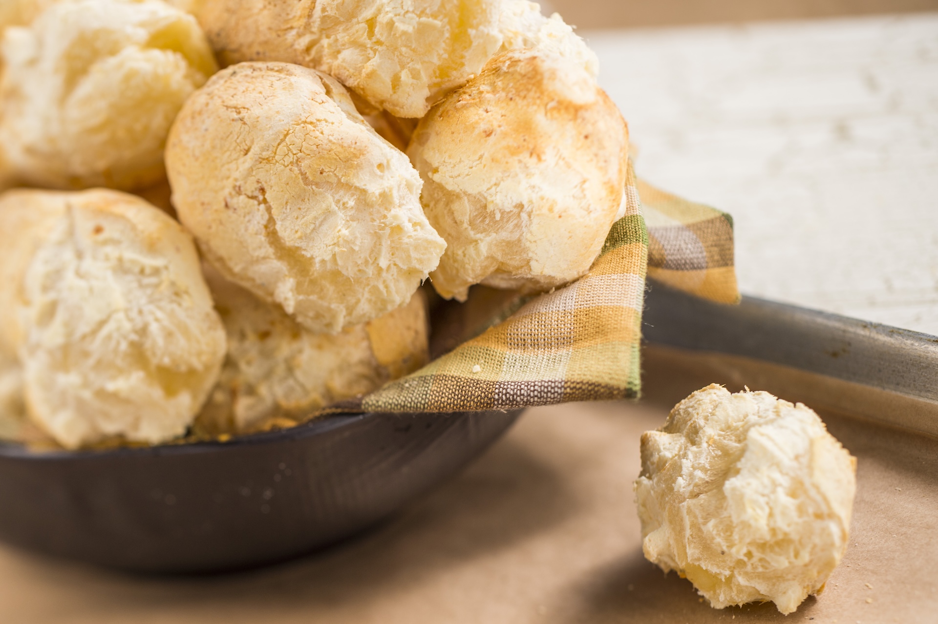 Pão de Queijo, Brazilian cheese bread (Introduced in 1999), served at Brazil during the 2026 EPCOT International Food and Wine Festival