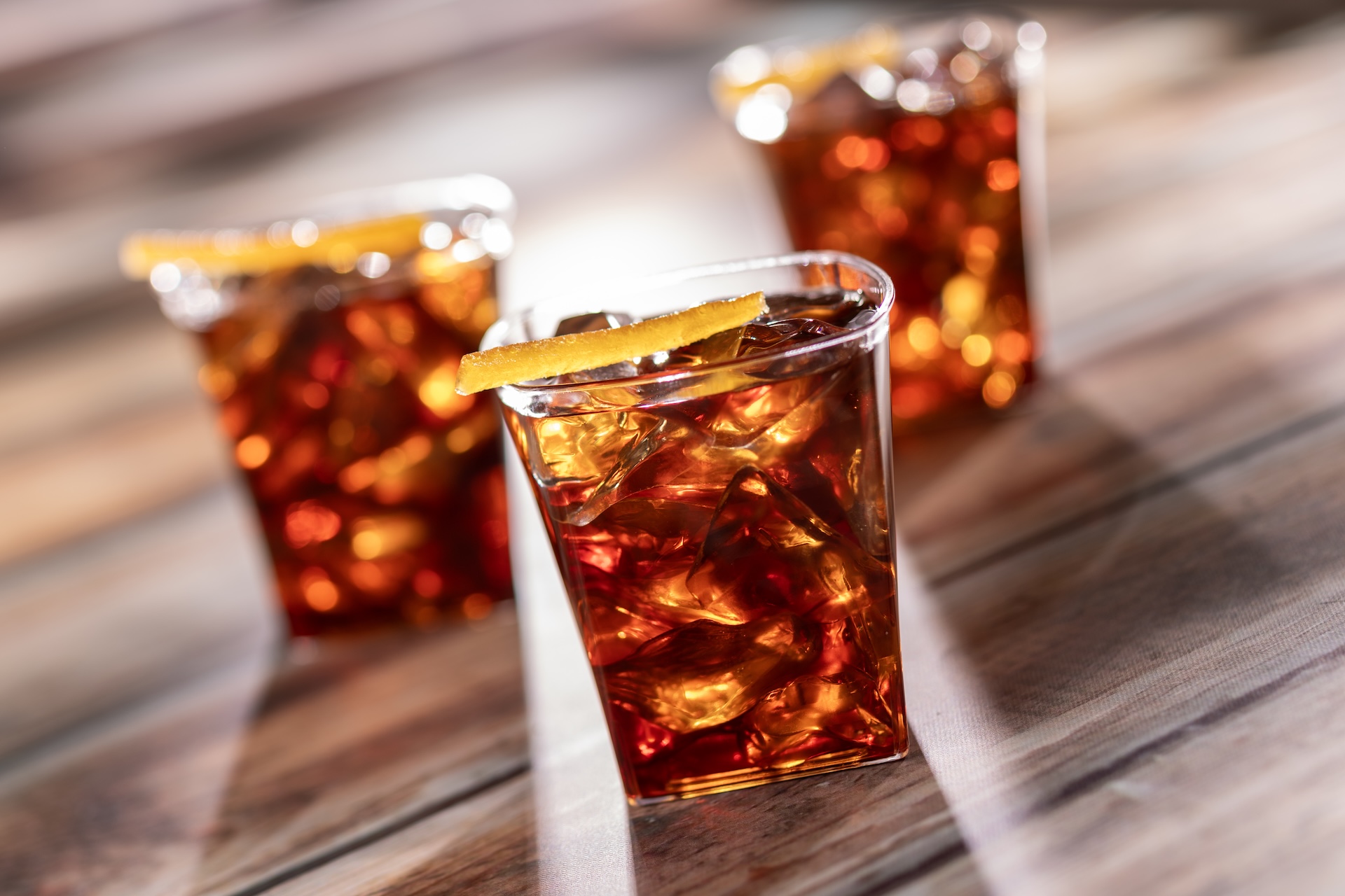 Spiced Apple Rum Old Fashioned, with Boyd & Blair Rum, served at Bramblewood Bites during the 2026 EPCOT International Food and Wine Festival