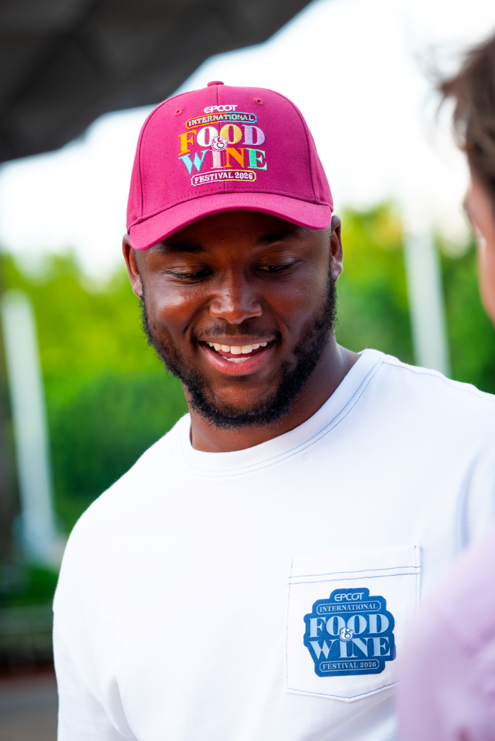EPCOT International Food and Wine Festival baseball cap in bright festival colors