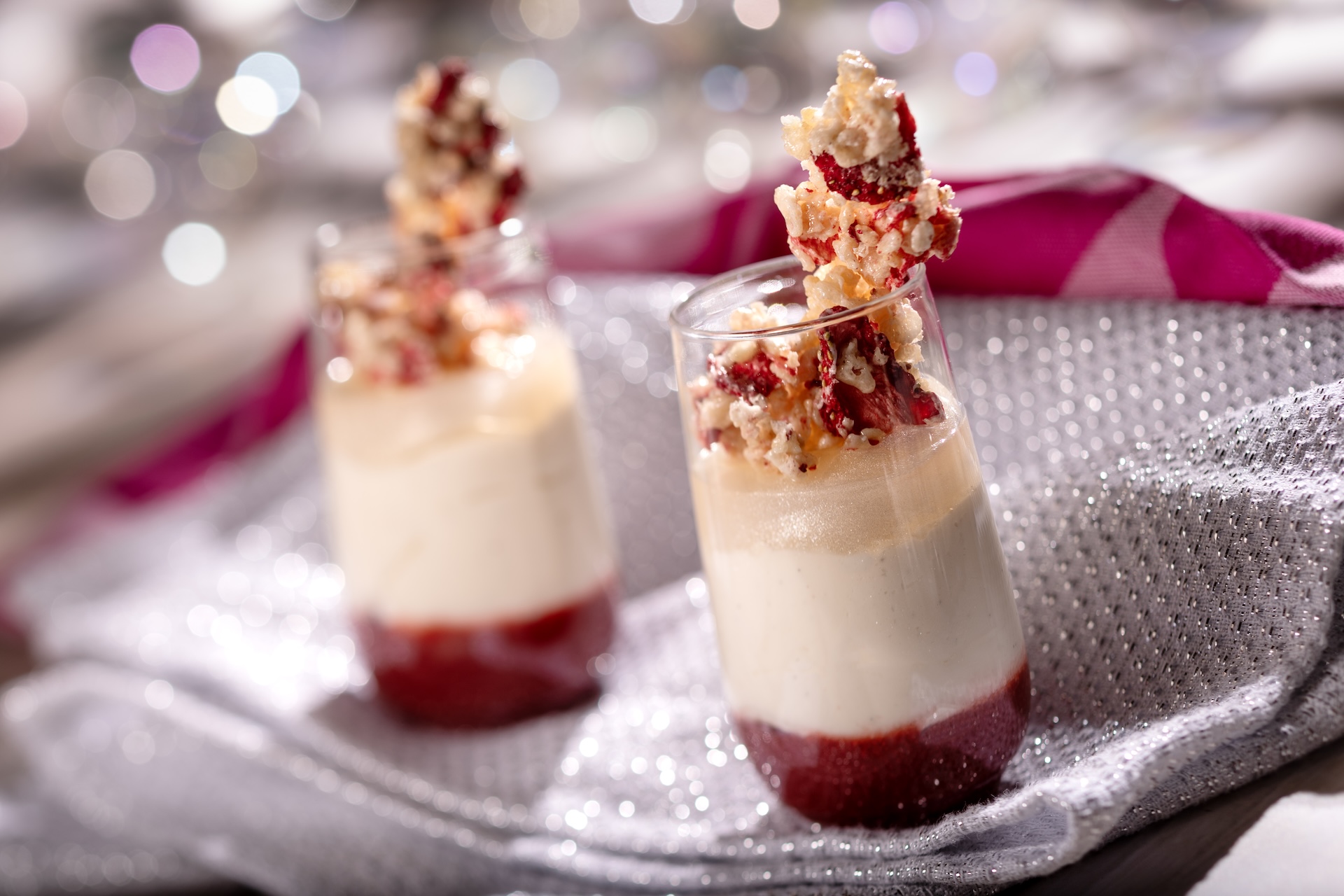Strawberry Champagne Trifle, (Plant-based), served at Shimmering Sips during the 2026 EPCOT International Food and Wine Festival