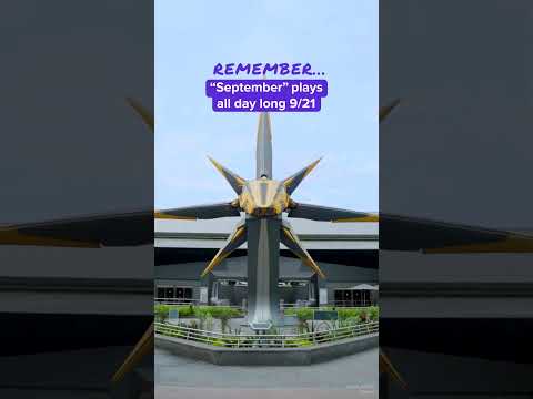 EPCOT will play "September" all day on Cosmic Rewind this Monday