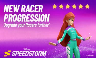 Disney Speedstorm Adventure Road news thumbnail showing the new solo mode interface