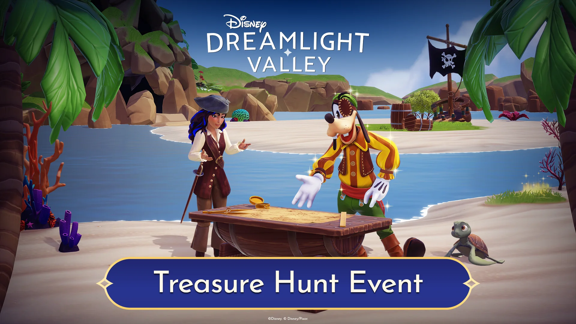 Dreamlight Valley's Treasure Hunt Sails Back for Summer 2026 — Now With Fishing Clues and a New Pirate Throne