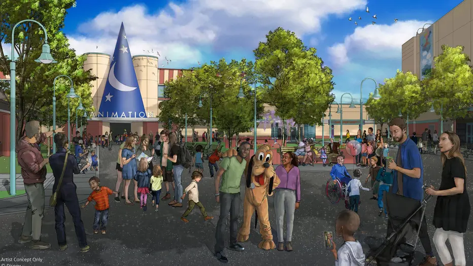 The Magic of Disney Animation concept art with drawing lessons, character meet and greets and a Disney Junior show at Hollywood Studios