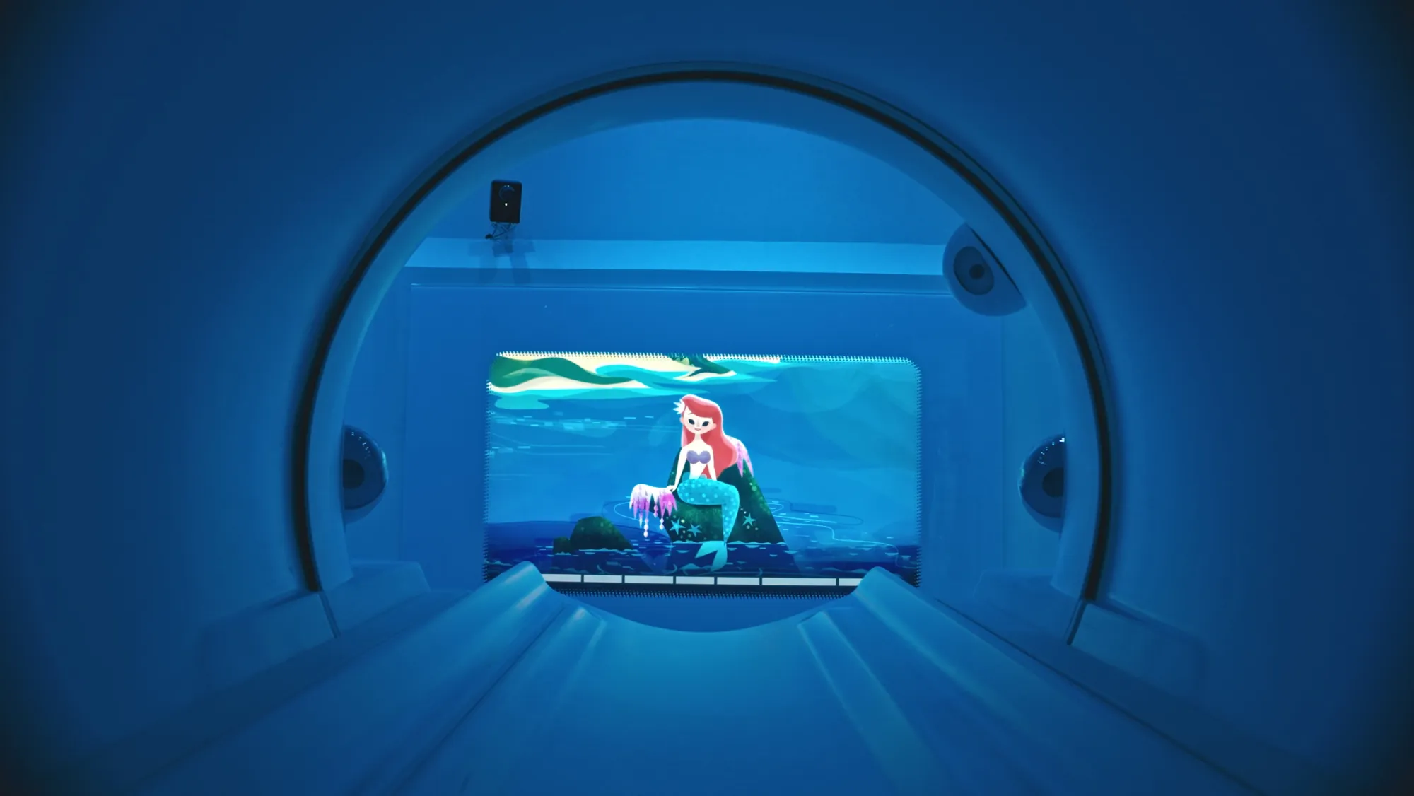 A Disney-themed Philips Ambient Experience MRI suite for children