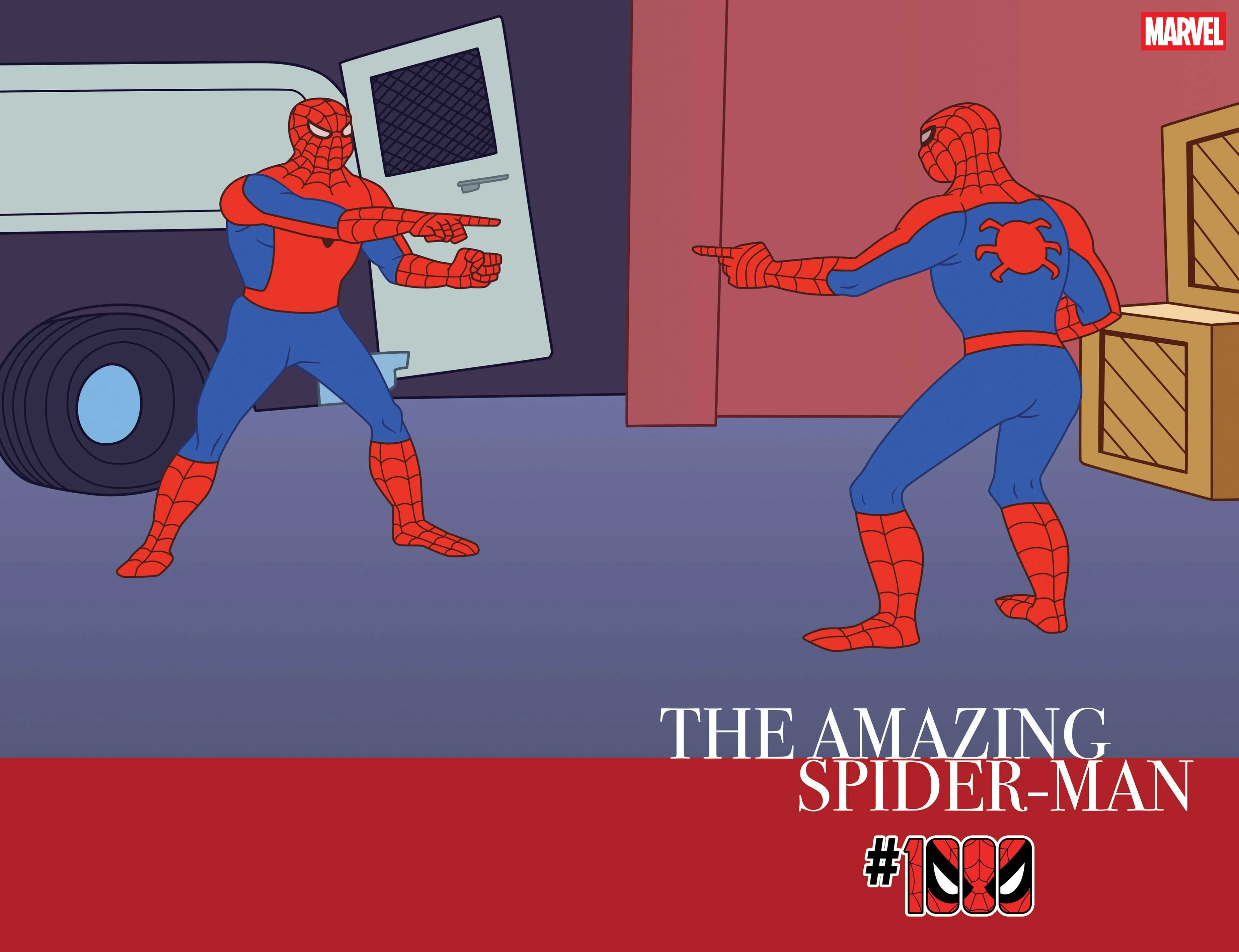 Amazing Spider-Man #1000 Marvel Animation Spider-Man 1967 wraparound variant cover