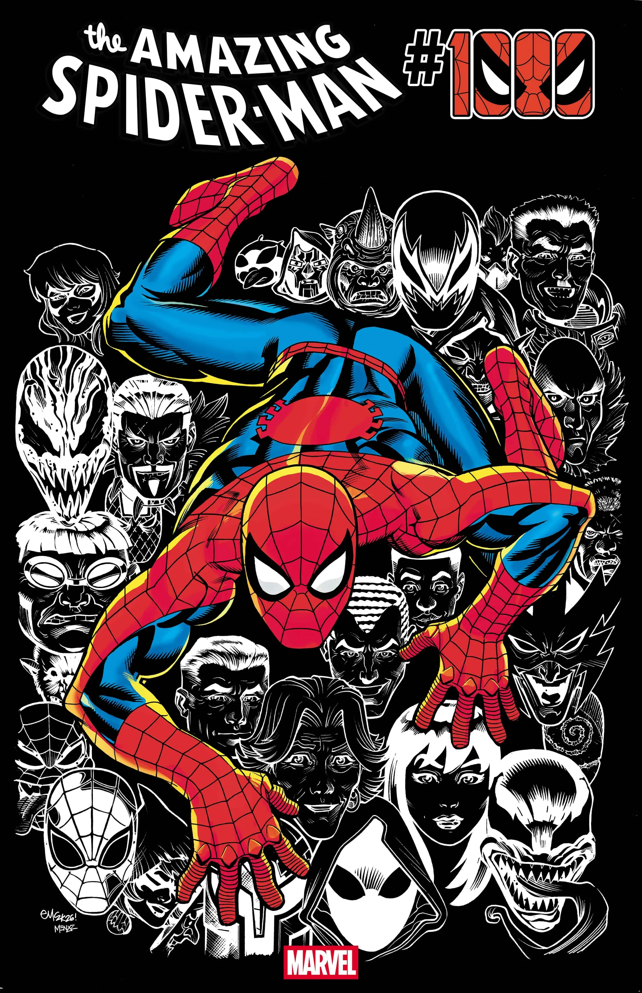Amazing Spider-Man #1000 foil variant cover by Ed McGuinness