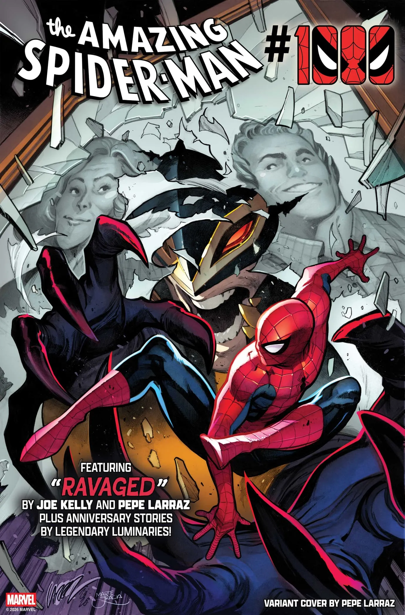 Amazing Spider-Man #1000 Web-Head variant cover by Pepe Larraz