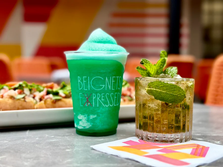Mint Julep drinks in Downtown Disney District at Disneyland Resort