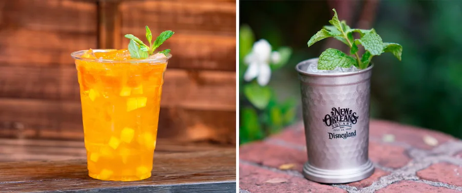 Mint Julep Bar drinks at Disneyland Park