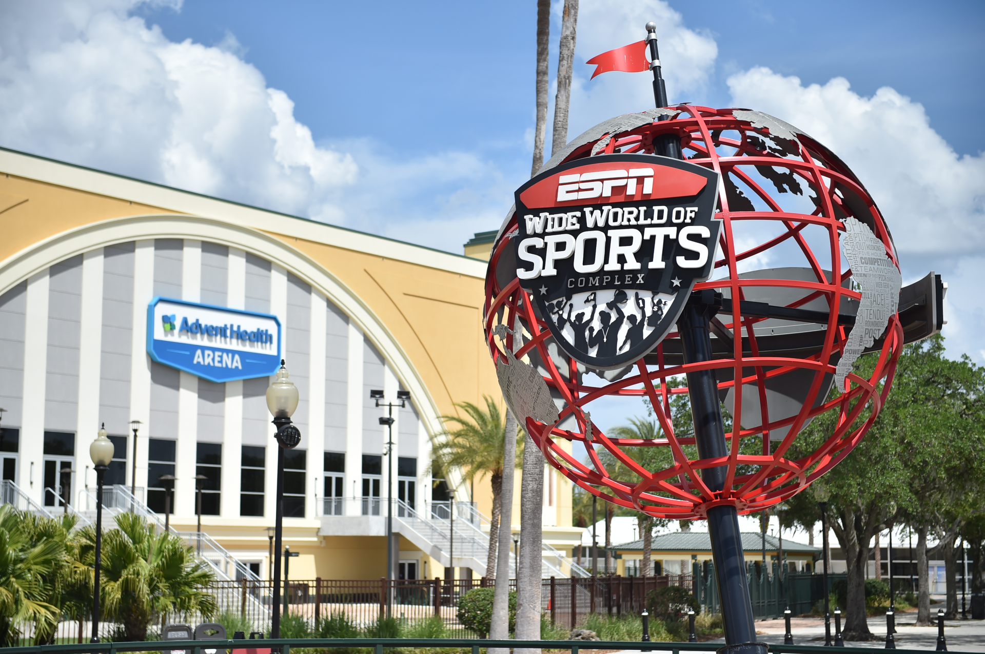 AdventHealth Arena at ESPN Wide World of Sports configured for indoor competition