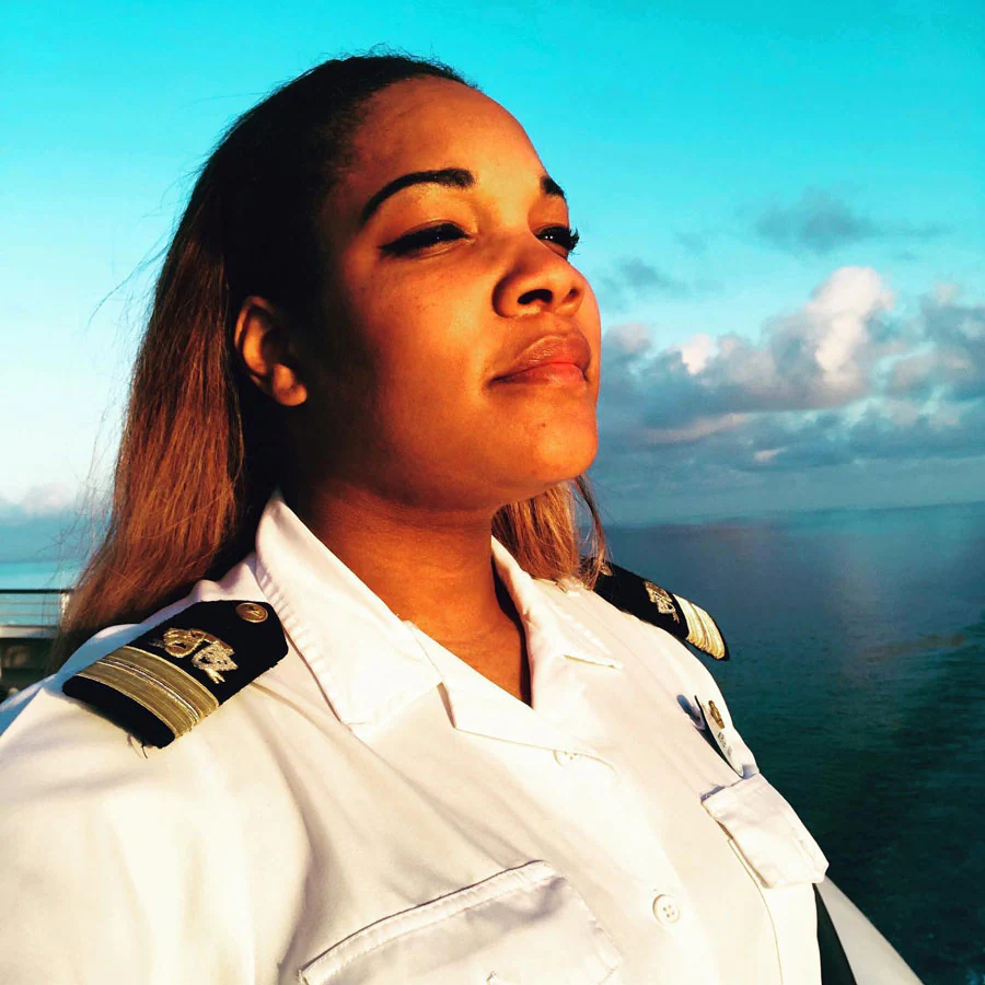 Stephanie on the Disney Dream