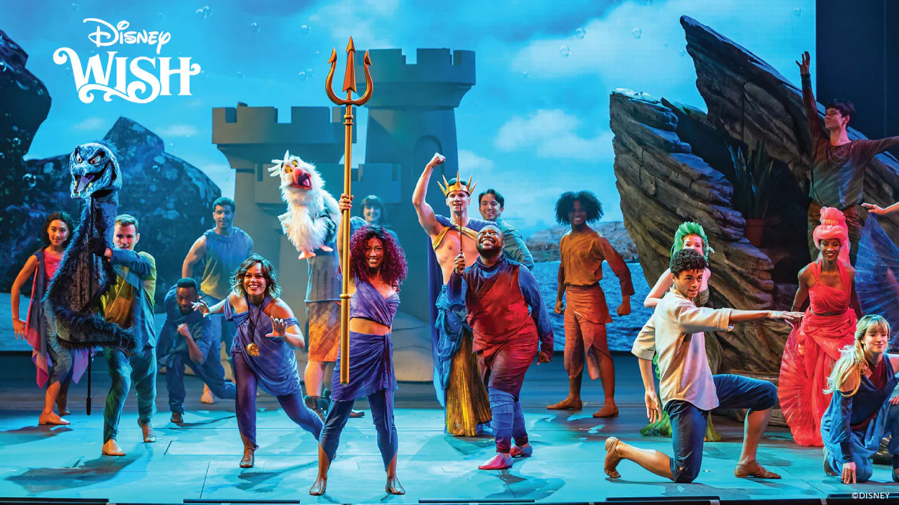 How Disney Wish's Little Mermaid Show Was Costumed with Ocean-Recycled Plastic